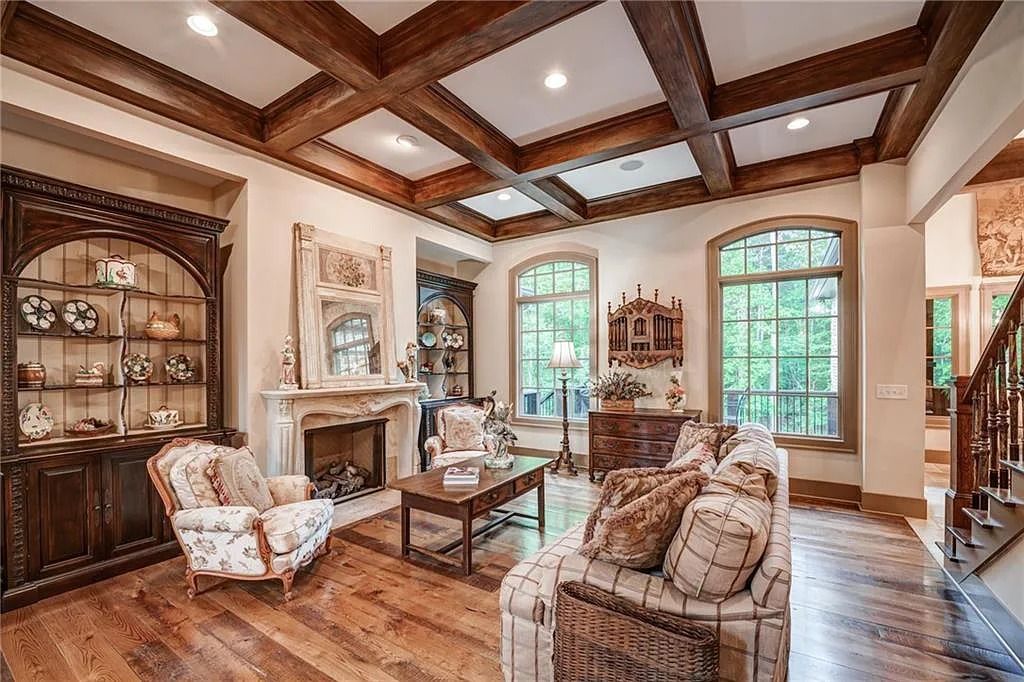 Stunning Cotswold-Inspired English Manor Home in Johns Creek, GA Designed for Entertaining, Asking $3.395M