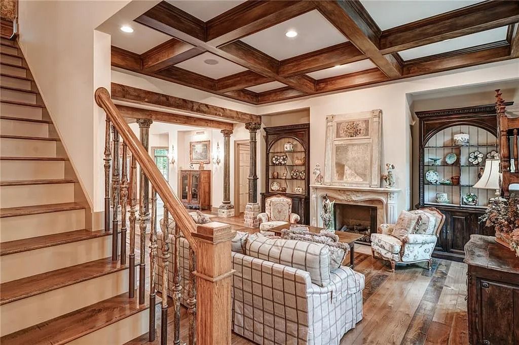 Stunning Cotswold-Inspired English Manor Home in Johns Creek, GA Designed for Entertaining, Asking $3.395M