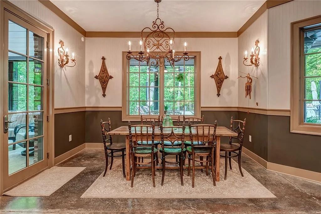 Stunning Cotswold-Inspired English Manor Home in Johns Creek, GA Designed for Entertaining, Asking $3.395M