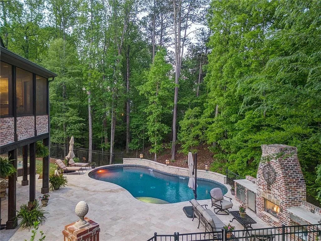 Stunning Cotswold-Inspired English Manor Home in Johns Creek, GA Designed for Entertaining, Asking $3.395M
