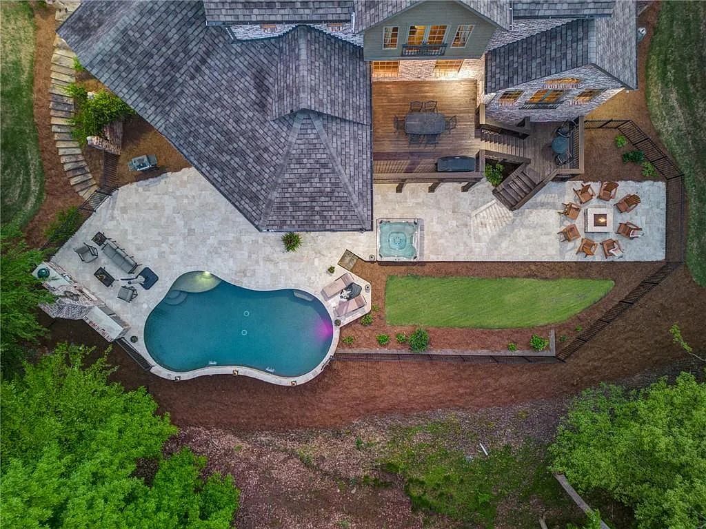 Stunning Cotswold-Inspired English Manor Home in Johns Creek, GA Designed for Entertaining, Asking $3.395M
