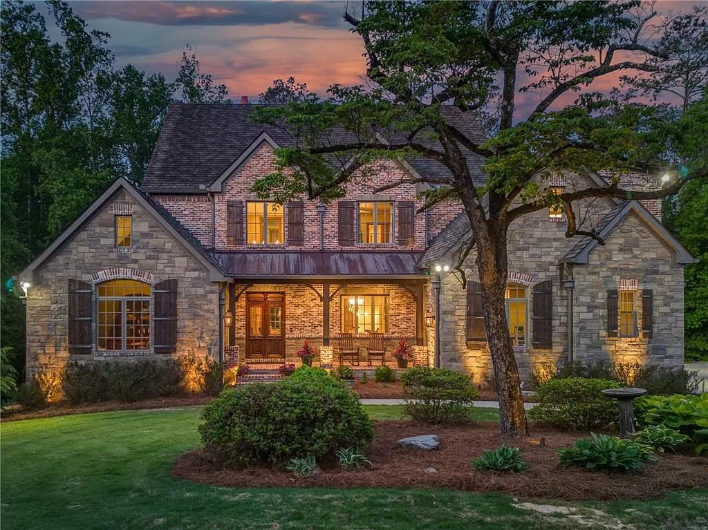 Stunning Cotswold-Inspired English Manor Home in Johns Creek, GA Designed for Entertaining, Asking $3.395M
