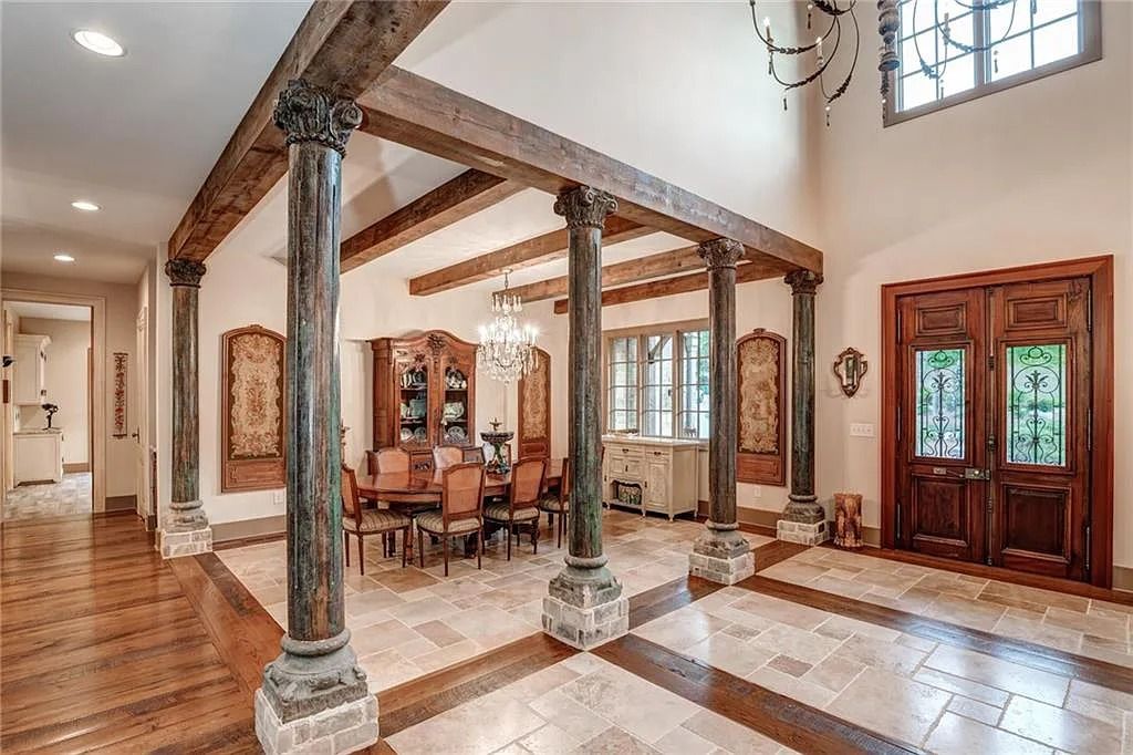 Stunning Cotswold-Inspired English Manor Home in Johns Creek, GA Designed for Entertaining, Asking $3.395M