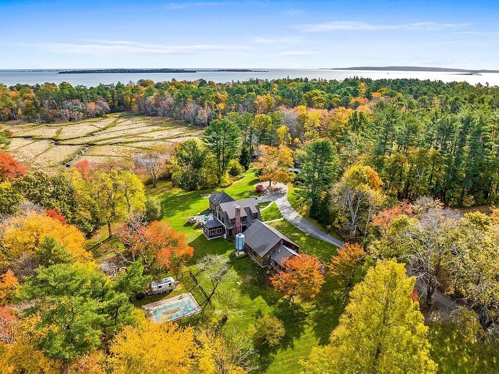 Stunning Shingle Style Property in Standish Shores, Duxbury with Beach Access Listed for $3,999,900