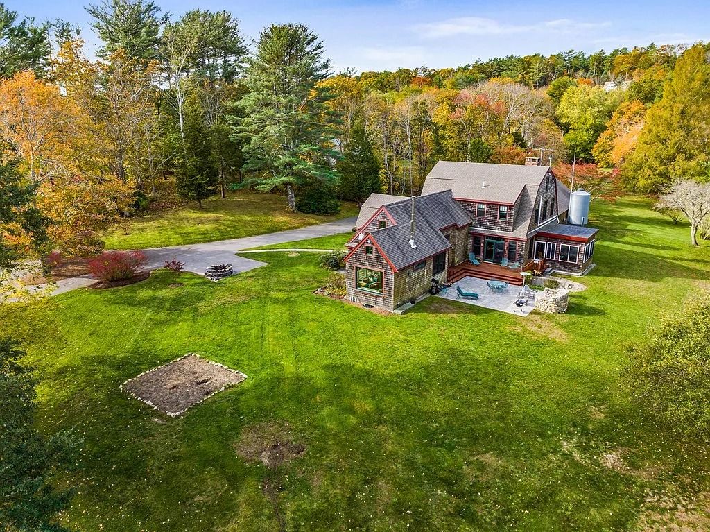 Stunning Shingle Style Property in Standish Shores, Duxbury with Beach Access Listed for $3,999,900