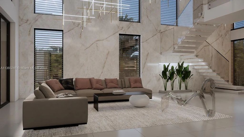 Introducing a luxurious waterfront property at 769 NE 77th Terrace, Miami, Florida. This newly built home boasts 5 beds, 7 baths, and 5,427 sqft of living space. Located in Belle Meade, Miami's gated community, with easy access to Midtown, Design District, and Brickell.