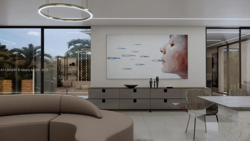 Introducing a luxurious waterfront property at 769 NE 77th Terrace, Miami, Florida. This newly built home boasts 5 beds, 7 baths, and 5,427 sqft of living space. Located in Belle Meade, Miami's gated community, with easy access to Midtown, Design District, and Brickell.