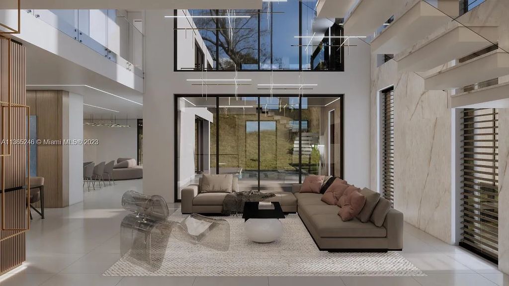 Introducing a luxurious waterfront property at 769 NE 77th Terrace, Miami, Florida. This newly built home boasts 5 beds, 7 baths, and 5,427 sqft of living space. Located in Belle Meade, Miami's gated community, with easy access to Midtown, Design District, and Brickell.