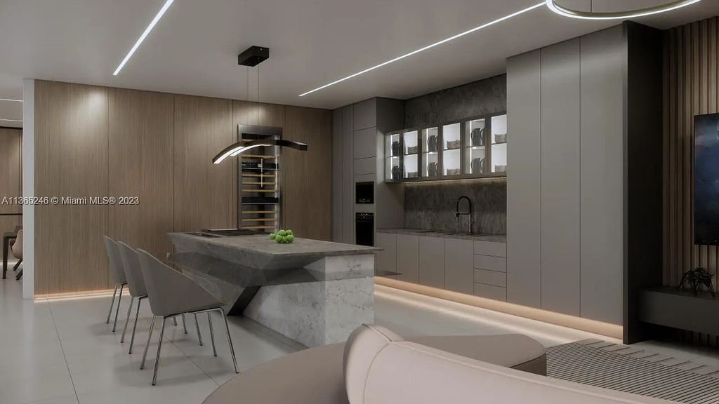 Introducing a luxurious waterfront property at 769 NE 77th Terrace, Miami, Florida. This newly built home boasts 5 beds, 7 baths, and 5,427 sqft of living space. Located in Belle Meade, Miami's gated community, with easy access to Midtown, Design District, and Brickell.