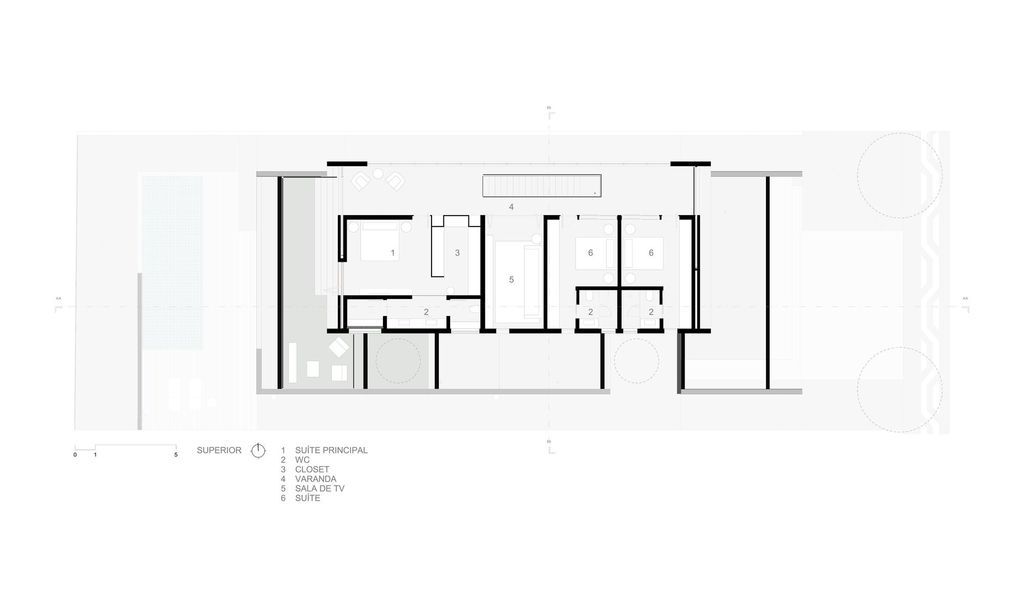 Two Squares House, Elegant House in Brazil by 24 7 Arquitetura