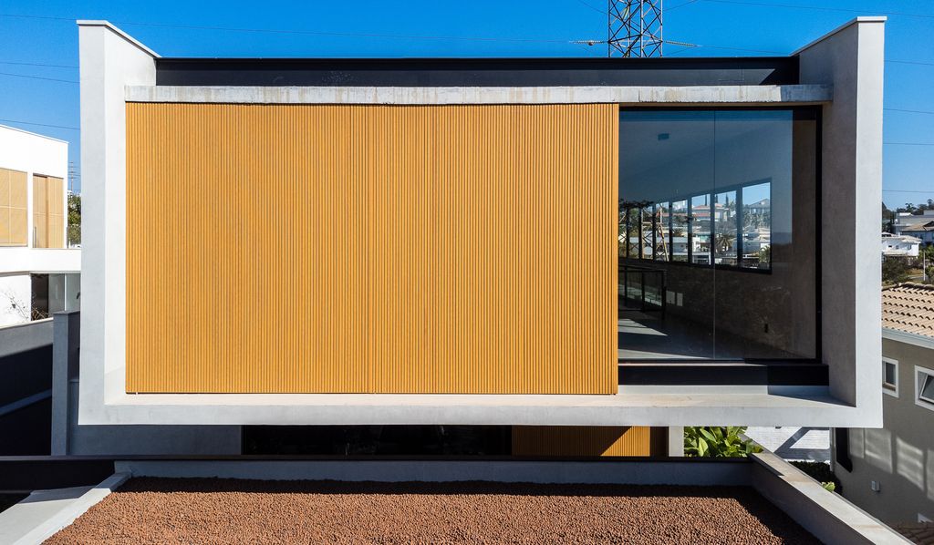 Two Squares House, Elegant House in Brazil by 24 7 Arquitetura