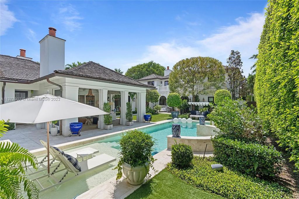 This luxurious 5-bed, 9-bath estate at 167 Dunbar Road, Palm Beach, Florida spans 5,869 sqft, sits on a 0.40-acre lot, and offers in-town living at its finest. Built in 2016, no detail has been overlooked in this stunning property.
