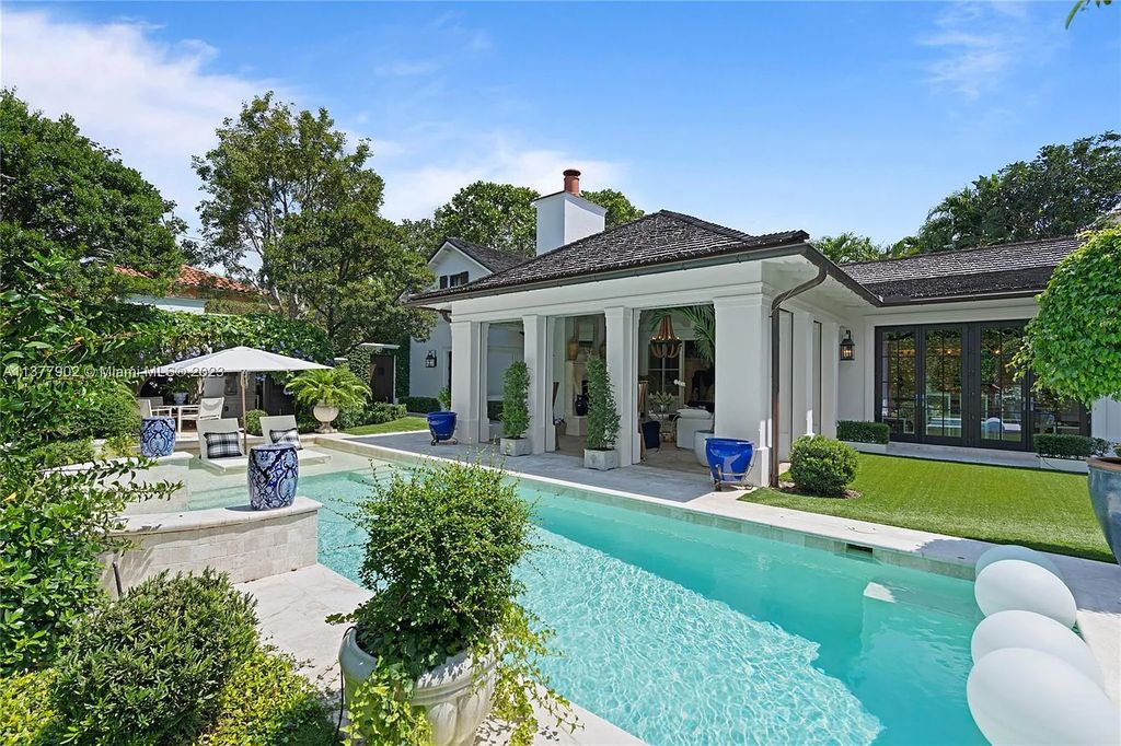 This luxurious 5-bed, 9-bath estate at 167 Dunbar Road, Palm Beach, Florida spans 5,869 sqft, sits on a 0.40-acre lot, and offers in-town living at its finest. Built in 2016, no detail has been overlooked in this stunning property.