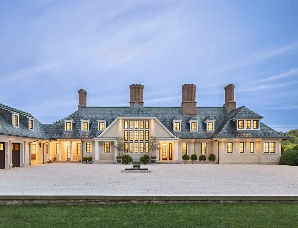 0 Meetinghouse Road, New Hope, Pennsylvania. Meticulously crafted by renowned professionals, this extraordinary estate is nestled in a coveted location off one of Bucks County's most desirable roads. Spanning 44 acres of serene privacy, the residence embodies timeless elegance and meticulous attention to detail. Designed by acclaimed architect Allan Greenberg and featuring the impeccable landscape work of Barbara Paca, this bespoke home seamlessly blends classical elements with modern sophistication.