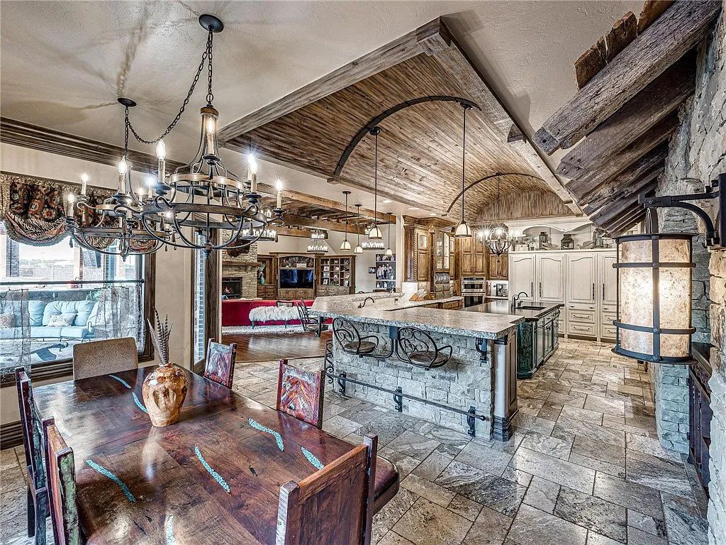 1110 W Will Rogers Drive Home in Kingfisher, Oklahoma. Discover the epitome of elegance and tranquility in this exceptional 30-acre estate located at 1110 W Will Rogers Drive. Situated in Kingfisher, Oklahoma, this remarkable property features a magnificent main house, two spacious barns, and a wealth of luxurious amenities.