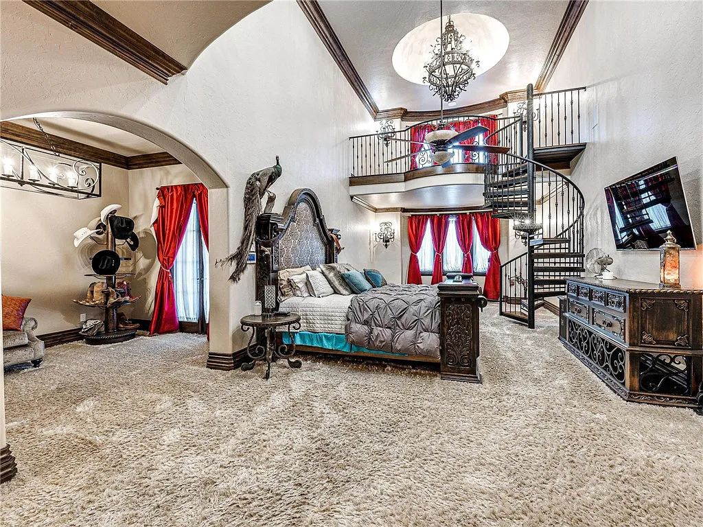 1110 W Will Rogers Drive Home in Kingfisher, Oklahoma. Discover the epitome of elegance and tranquility in this exceptional 30-acre estate located at 1110 W Will Rogers Drive. Situated in Kingfisher, Oklahoma, this remarkable property features a magnificent main house, two spacious barns, and a wealth of luxurious amenities.