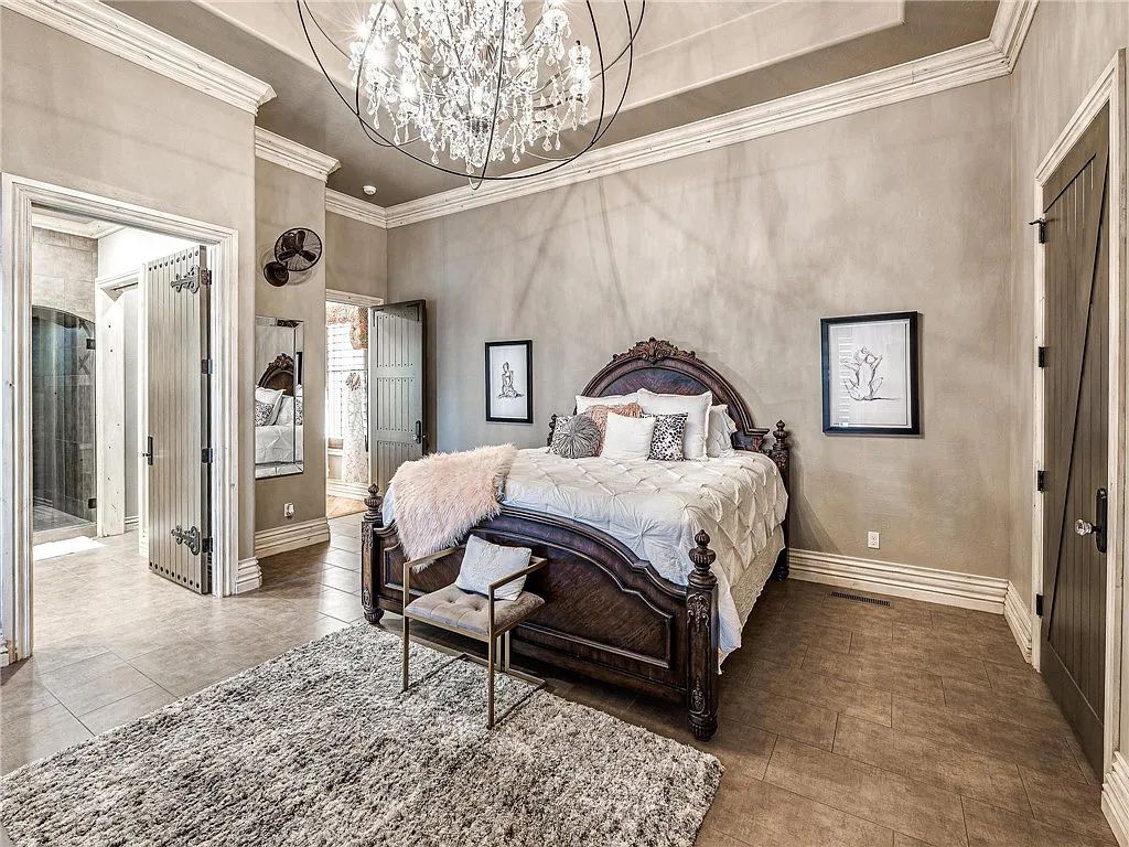 1110 W Will Rogers Drive Home in Kingfisher, Oklahoma. Discover the epitome of elegance and tranquility in this exceptional 30-acre estate located at 1110 W Will Rogers Drive. Situated in Kingfisher, Oklahoma, this remarkable property features a magnificent main house, two spacious barns, and a wealth of luxurious amenities.