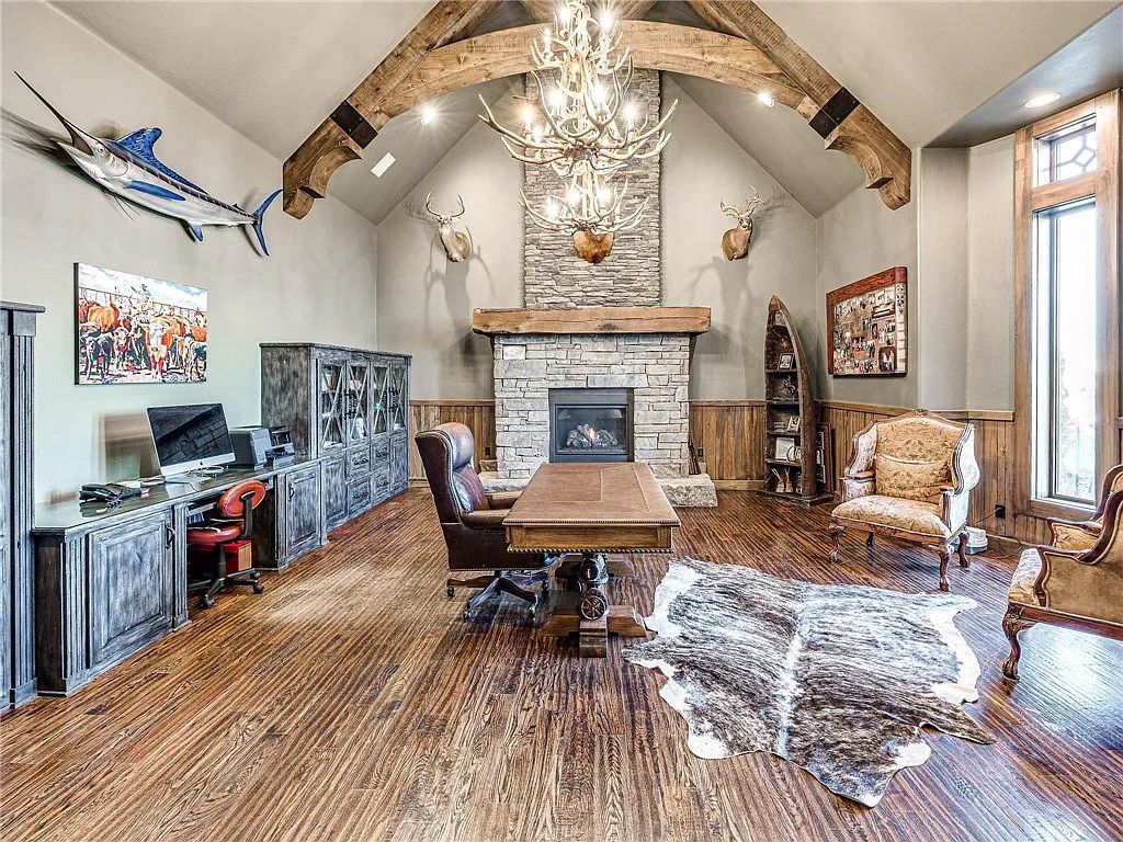 1110 W Will Rogers Drive Home in Kingfisher, Oklahoma. Discover the epitome of elegance and tranquility in this exceptional 30-acre estate located at 1110 W Will Rogers Drive. Situated in Kingfisher, Oklahoma, this remarkable property features a magnificent main house, two spacious barns, and a wealth of luxurious amenities.