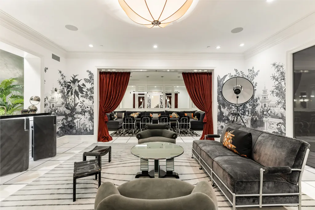 12770 S Bristol Circle Home in Los Angeles, California. Welcome to Bristol Chateau, a stunning classical residence designed by Studio William Hefner in the prestigious Brentwood Park neighborhood. This remarkable estate presents a seamless blend of traditional and contemporary styles. With meticulous attention to detail, Hefner has transformed this French chateau-inspired property into a truly exceptional living space.
