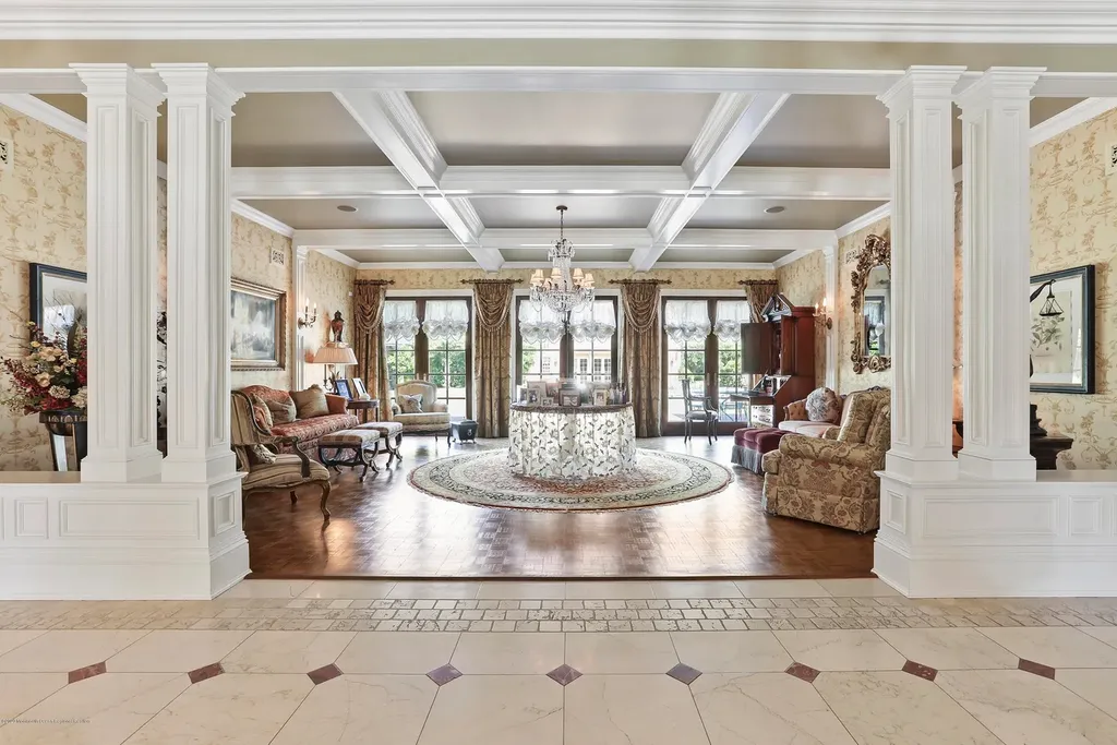 152 Bucks Mill Road Home in Colts Neck, New Jersey. One of the most magnificent estates in Colts Neck Township, New Jersey, where elegance and sophistication intertwine to create a truly exceptional living experience. As you pass through the iron gates and step onto the breathtaking grounds, it becomes evident that you have arrived at a place of unparalleled luxury.