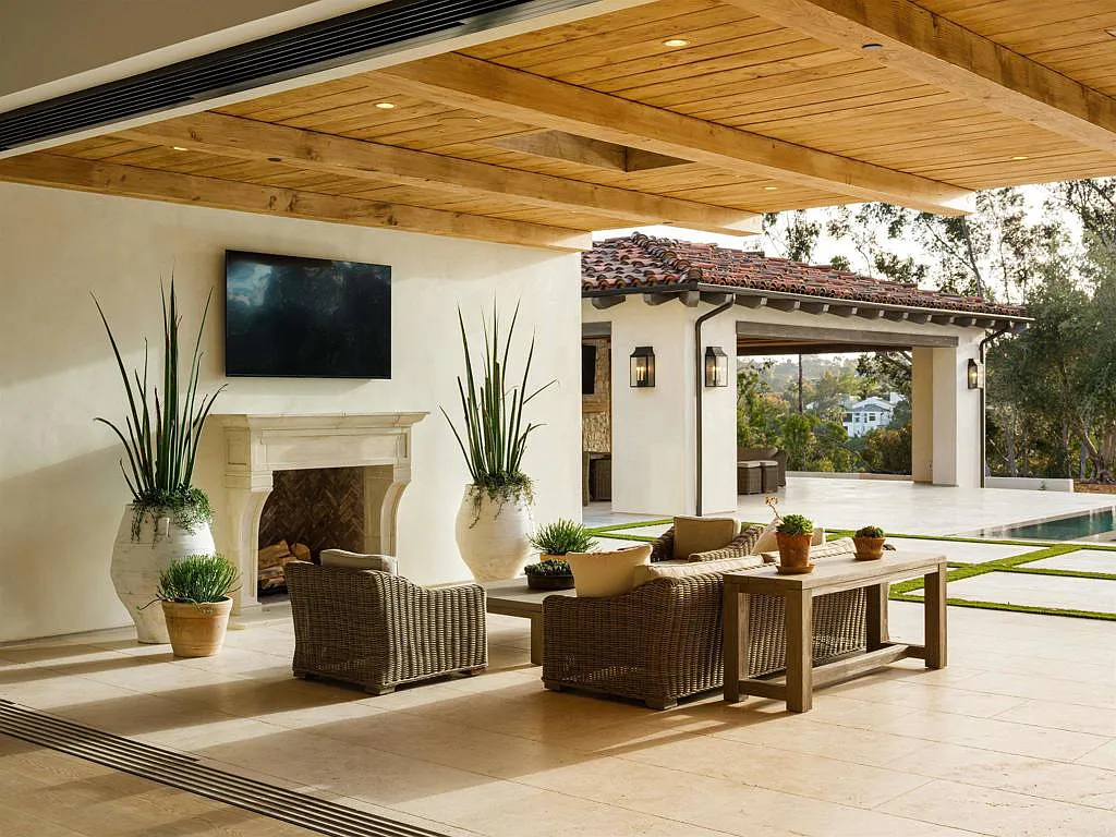 15250 Las Planideras Home in Rancho Santa Fe, California. Discover the extraordinary 15250 Las Planideras, a brand-new single-story custom home located on the desirable west side of Rancho Santa Fe. Built by the award-winning Herbst Construction and designed by Atelier A.Tesselaar, this exceptional property sits on nearly three acres of flat usable land.