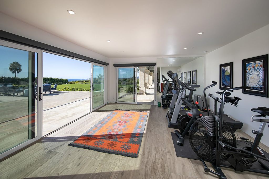 2170 Ortega Ranch Lane Home in Santa Barbara, California. Unwind in the lap of luxury at this newly renovated, single-level estate boasting breathtaking panoramic views that stretch across the horizon. Step inside to discover a world of elegance, where gracious rooms and covered terraces seamlessly connect with the awe-inspiring vistas. Designed for both entertainment and relaxation, this extraordinary home offers a harmonious blend of public and private spaces.