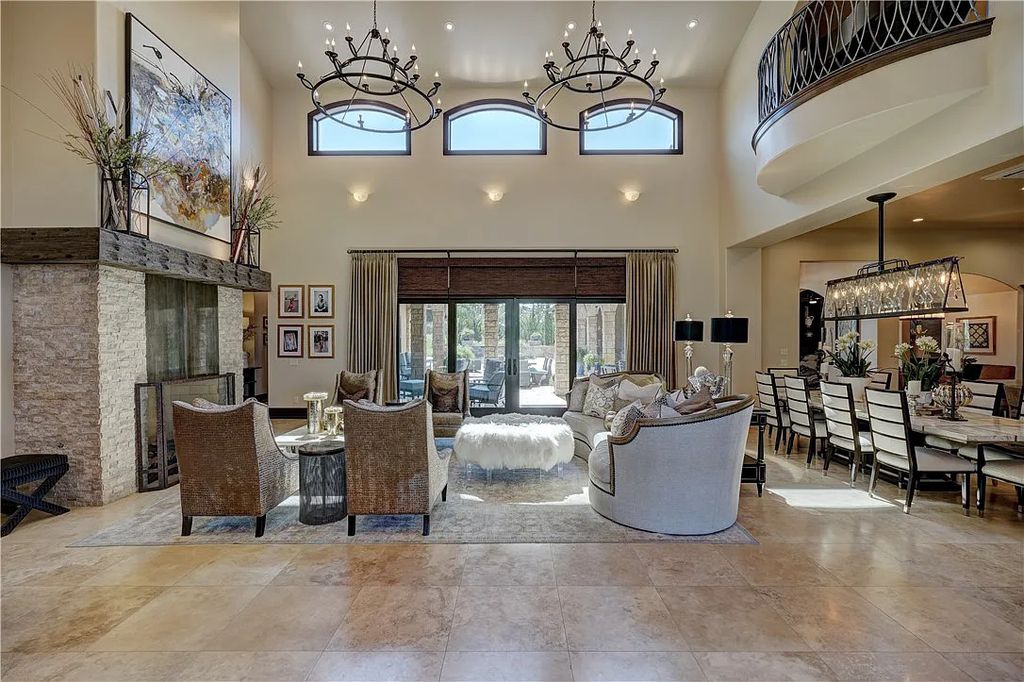 3507 Hillview Drive Home in Drive, Norman, Oklahoma. The home boasts picturesque views from the moment you approach it. Some of its exceptional features include a massive, aerated, and stocked pond that holds approximately 1 million gallons of water, premium finishes and appliances throughout, travertine flooring, two laundry rooms, rare and unique granite, 10-foot garage doors, a hydraulic elevator, spray foam insulation, automatic lighting in every closet, and a hot water recirculating system.
