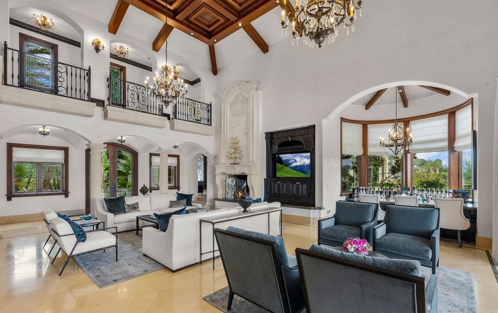 4787 Windhaven Drive Home in Thousand Oaks, California. Windhaven Vineyard Estate is a luxurious Mediterranean palace located in the guard-gated community of Country Club Estates. The estate sits on nearly 5 acres with stunning views of mountains, vineyards, and a golf course. 