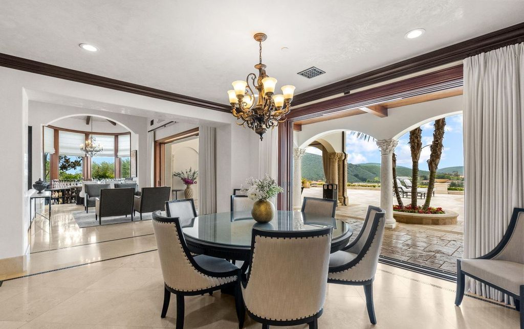 4787 Windhaven Drive Home in Thousand Oaks, California. Windhaven Vineyard Estate is a luxurious Mediterranean palace located in the guard-gated community of Country Club Estates. The estate sits on nearly 5 acres with stunning views of mountains, vineyards, and a golf course. 