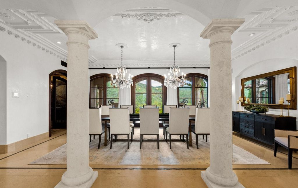 4787 Windhaven Drive Home in Thousand Oaks, California. Windhaven Vineyard Estate is a luxurious Mediterranean palace located in the guard-gated community of Country Club Estates. The estate sits on nearly 5 acres with stunning views of mountains, vineyards, and a golf course. 