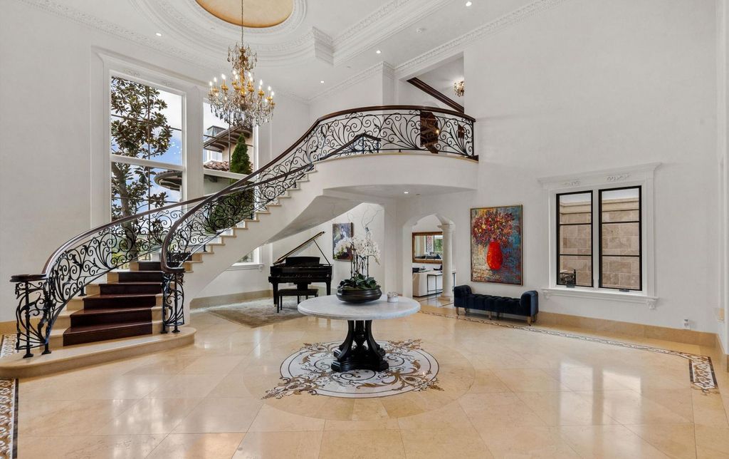 4787 Windhaven Drive Home in Thousand Oaks, California. Windhaven Vineyard Estate is a luxurious Mediterranean palace located in the guard-gated community of Country Club Estates. The estate sits on nearly 5 acres with stunning views of mountains, vineyards, and a golf course. 