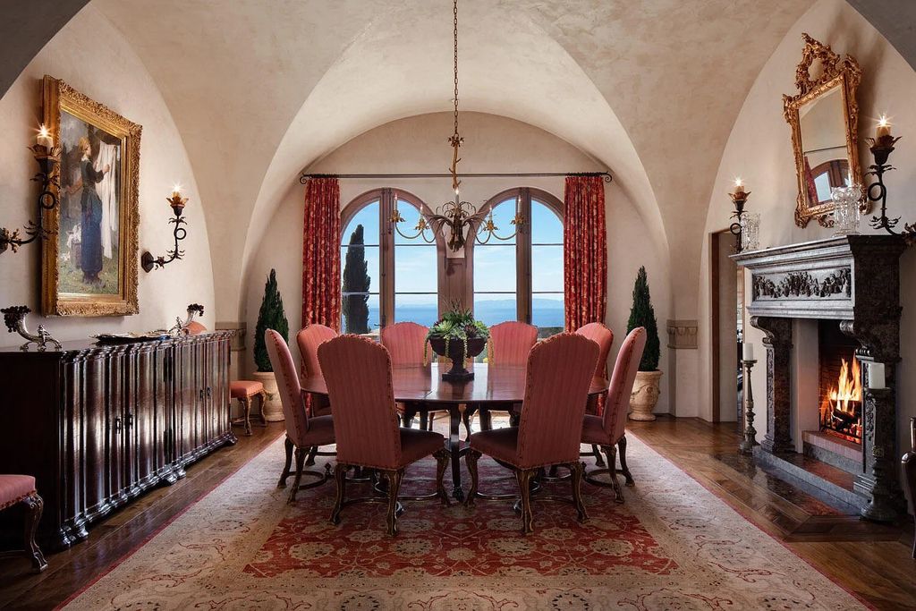 550 Freehaven Drive Home in Santa Barbara, California. This stunning estate, built in 2007, features 5 bedrooms, 7 bathrooms, and 8,117 square feet of luxurious living space on a sprawling 21.56-acre lot. Enjoy breathtaking views of the ocean, mountains, and Montecito's iconic natural beauty from every corner of the property.
