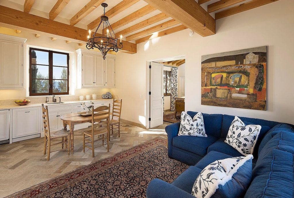 550 Freehaven Drive Home in Santa Barbara, California. This stunning estate, built in 2007, features 5 bedrooms, 7 bathrooms, and 8,117 square feet of luxurious living space on a sprawling 21.56-acre lot. Enjoy breathtaking views of the ocean, mountains, and Montecito's iconic natural beauty from every corner of the property.