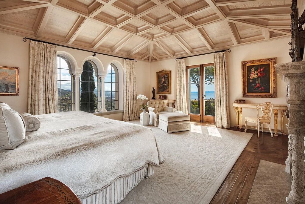 550 Freehaven Drive Home in Santa Barbara, California. This stunning estate, built in 2007, features 5 bedrooms, 7 bathrooms, and 8,117 square feet of luxurious living space on a sprawling 21.56-acre lot. Enjoy breathtaking views of the ocean, mountains, and Montecito's iconic natural beauty from every corner of the property.