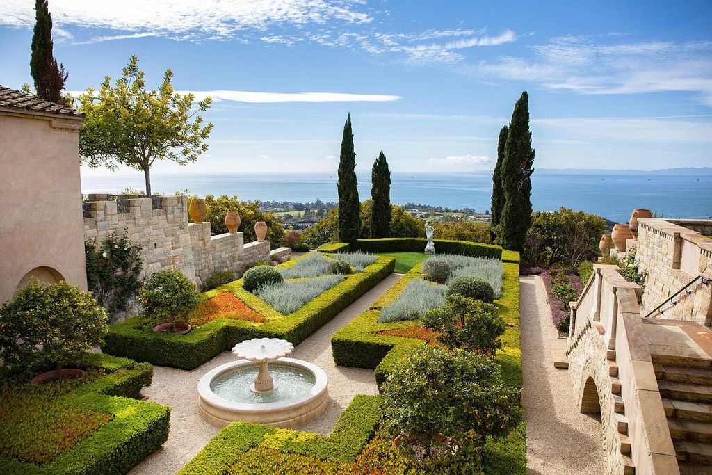 550 Freehaven Drive Home in Santa Barbara, California. This stunning estate, built in 2007, features 5 bedrooms, 7 bathrooms, and 8,117 square feet of luxurious living space on a sprawling 21.56-acre lot. Enjoy breathtaking views of the ocean, mountains, and Montecito's iconic natural beauty from every corner of the property.