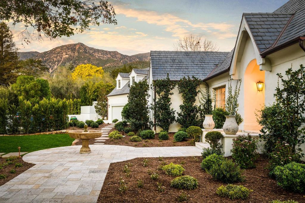 808 San Ysidro Lane Home in Santa Barbara, California. Discover this meticulously renovated oasis located near the renowned San Ysidro Ranch and Upper Village. Imbued with a captivating French Country feel, this exceptional property has undergone a high-end modernization by acclaimed international designer Mike Moser and renowned builder Richard Heimberg.