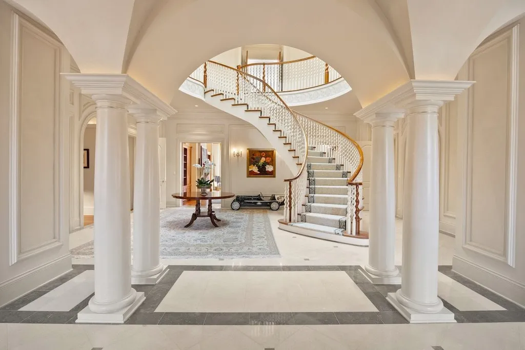 9351 Cornwell Farm Drive Home in Great Falls, Virginia. Experience the epitome of refined living at Wildersmoor House, an extraordinary blend of old-world craftsmanship and modern luxury. Set on a sprawling 17.3-acre estate in the serene hills of Great Falls, Virginia, this secluded residence offers a perfect balance of privacy and convenience.