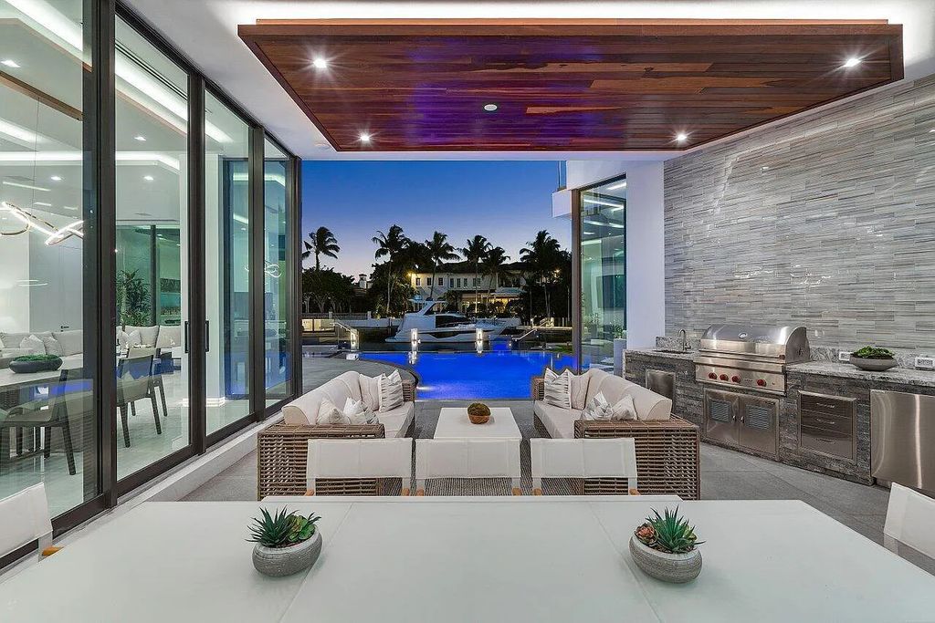 Discover 650 Tern Point Circle, Boca Raton, Florida—a stunning waterfront estate in The Sanctuary. This brand-new residence offers 6 beds, 10 baths, and 8,826 sq ft. With bright Southern Exposure, soaring ceilings, and elegant design, it's a true masterpiece.
