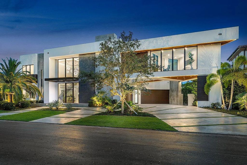 Discover 650 Tern Point Circle, Boca Raton, Florida—a stunning waterfront estate in The Sanctuary. This brand-new residence offers 6 beds, 10 baths, and 8,826 sq ft. With bright Southern Exposure, soaring ceilings, and elegant design, it's a true masterpiece.
