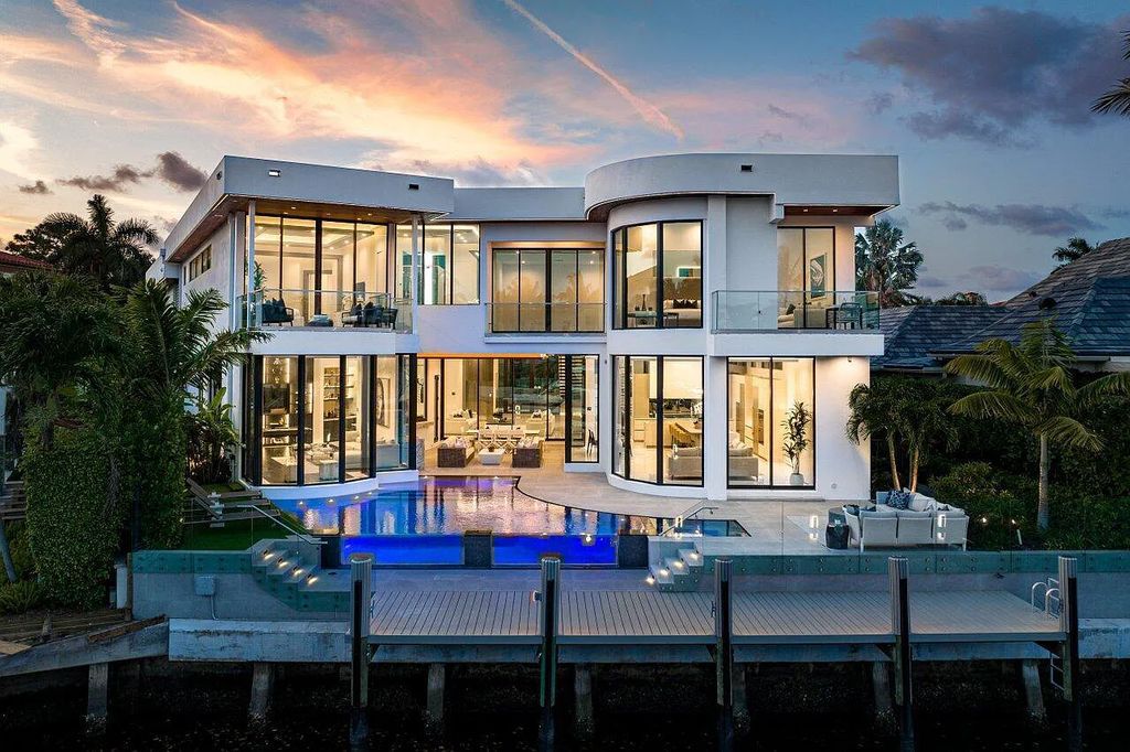 Discover 650 Tern Point Circle, Boca Raton, Florida—a stunning waterfront estate in The Sanctuary. This brand-new residence offers 6 beds, 10 baths, and 8,826 sq ft. With bright Southern Exposure, soaring ceilings, and elegant design, it's a true masterpiece.