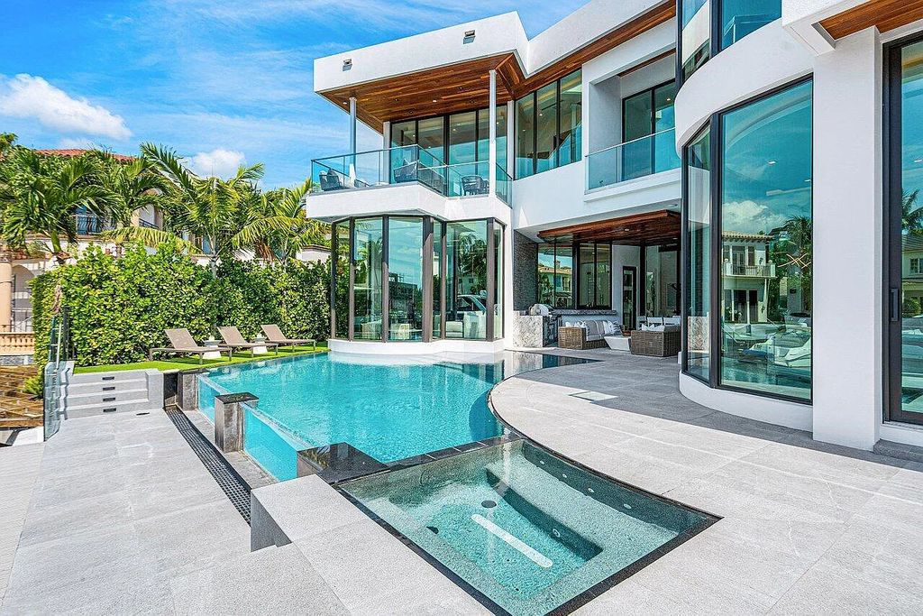 Discover 650 Tern Point Circle, Boca Raton, Florida—a stunning waterfront estate in The Sanctuary. This brand-new residence offers 6 beds, 10 baths, and 8,826 sq ft. With bright Southern Exposure, soaring ceilings, and elegant design, it's a true masterpiece.