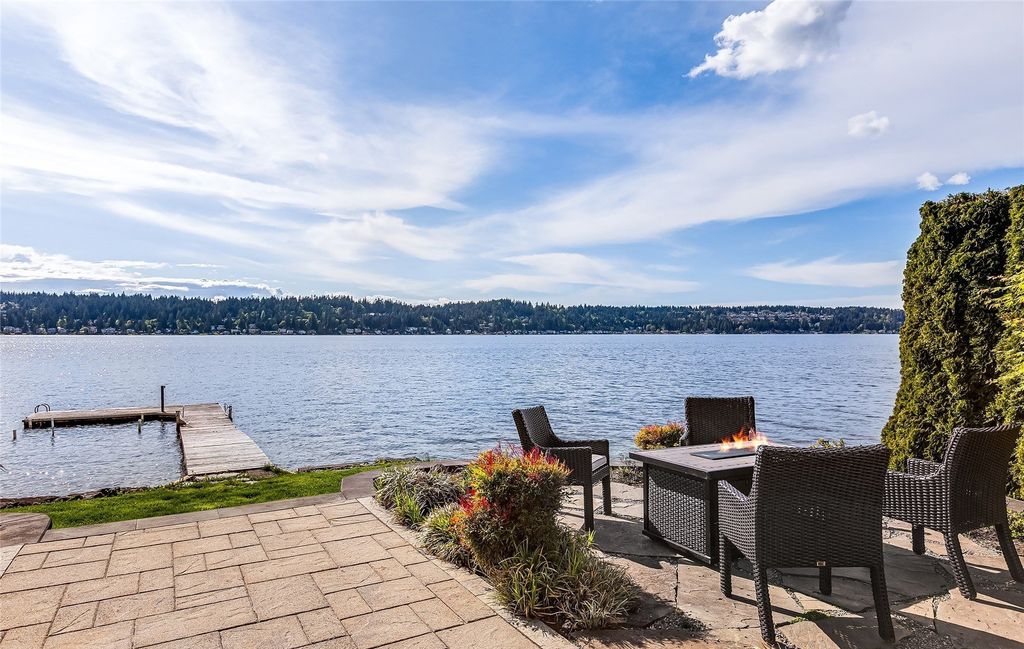 Breathtaking Waterfront Estate on East Lake Sammamish: A Contemporary Icon with 104' of Shoreline, Listed at $7.498M