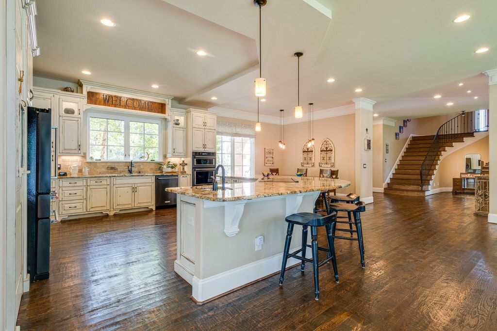 Elegant French Country Estate in Mount Juliet, TN, Embracing Serene Waterfront Living, Listed at $5.265M