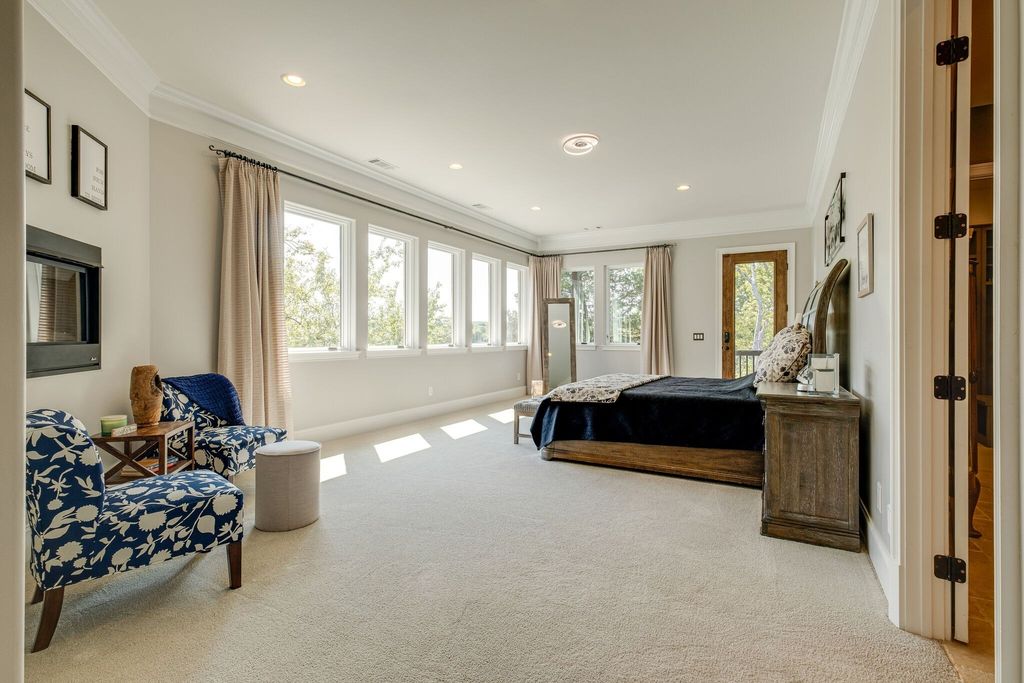 Elegant French Country Estate in Mount Juliet, TN, Embracing Serene Waterfront Living, Listed at $5.265M