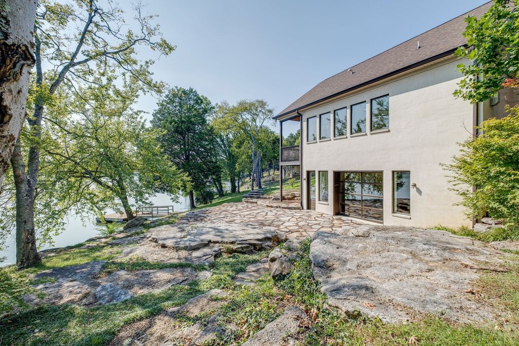 Elegant French Country Estate in Mount Juliet, TN, Embracing Serene Waterfront Living, Listed at $5.265M