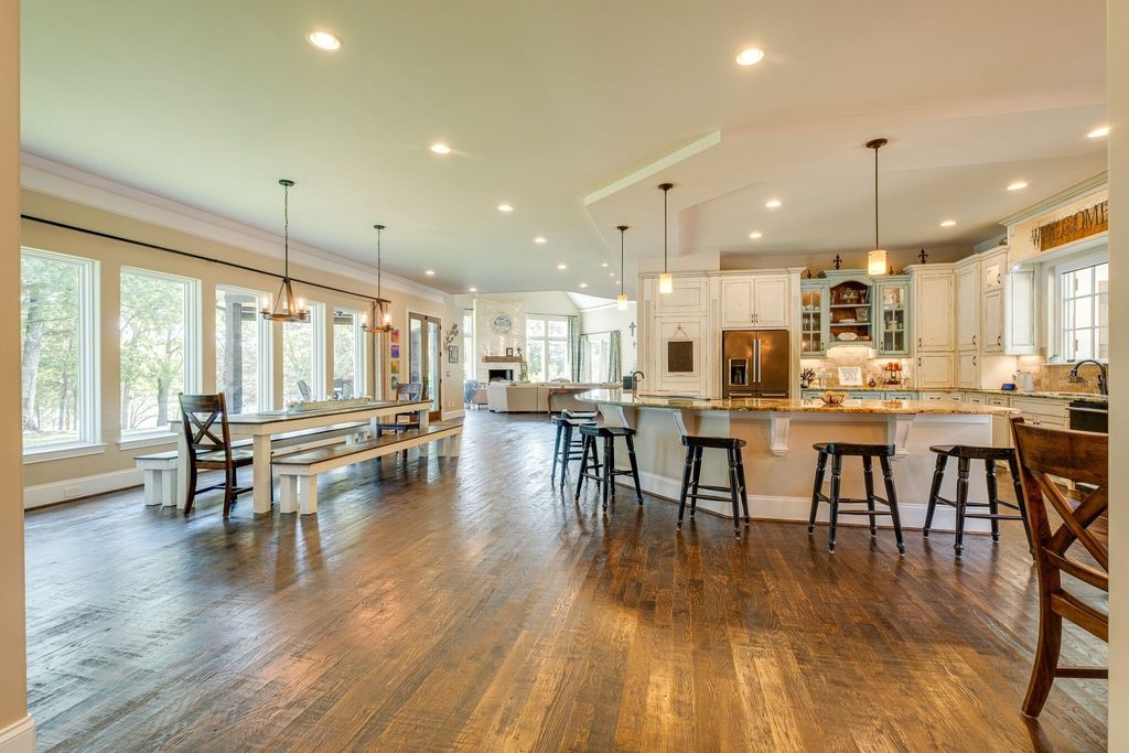 Elegant French Country Estate in Mount Juliet, TN, Embracing Serene Waterfront Living, Listed at $5.265M