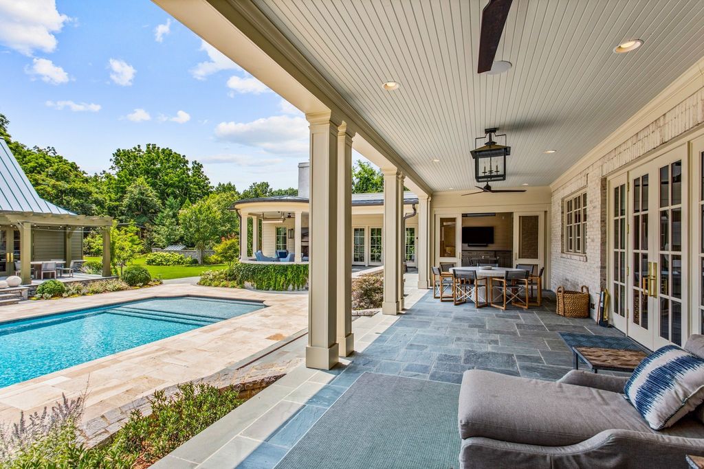 Elegant Nashville, TN Estate Seamlessly Combines Style, Functionality, and Impressive Amenities, Asking $10.5M