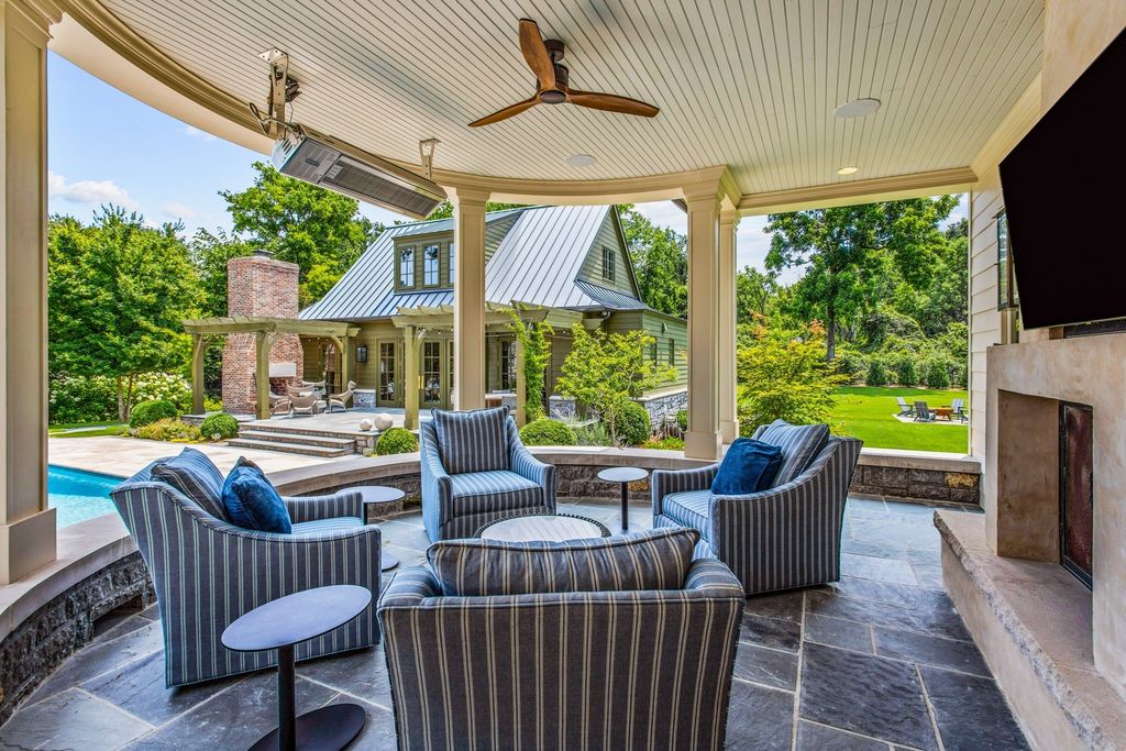 Elegant Nashville, TN Estate Seamlessly Combines Style, Functionality, and Impressive Amenities, Asking $10.5M