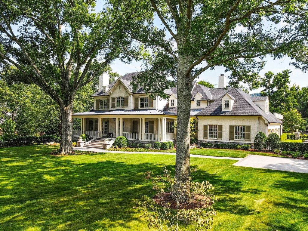 Elegant Nashville, TN Estate Seamlessly Combines Style, Functionality, and Impressive Amenities, Asking $10.5M