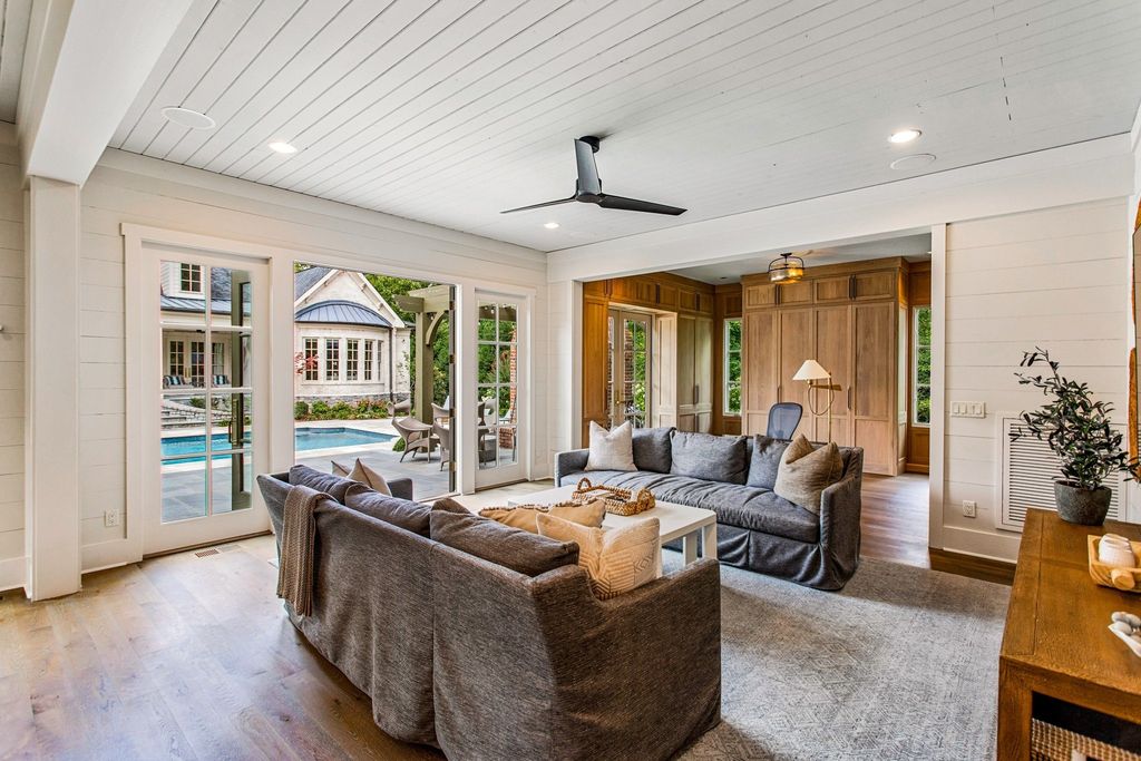 Elegant Nashville, TN Estate Seamlessly Combines Style, Functionality, and Impressive Amenities, Asking $10.5M